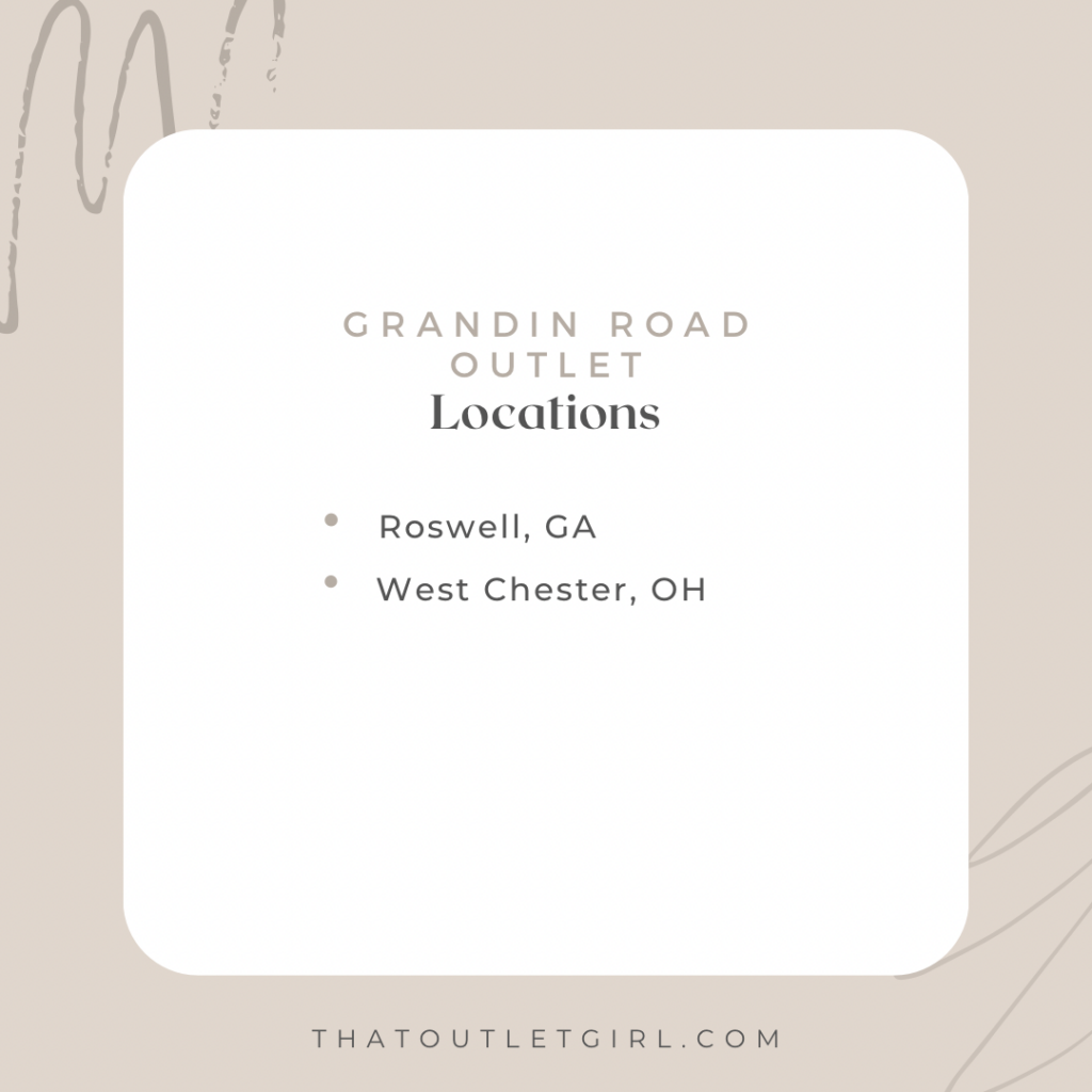 Frontgate Outlet & Grandin Road Outlet West Chester, OH That Outlet Girl