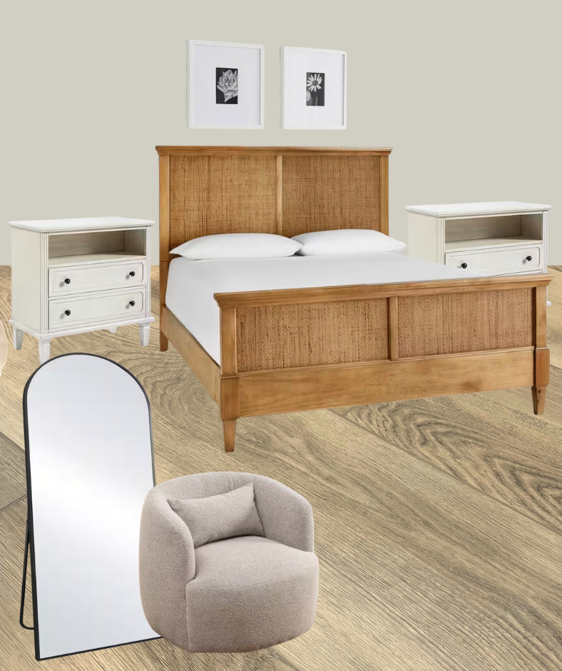 Home Depot Decor bedroom moodboard