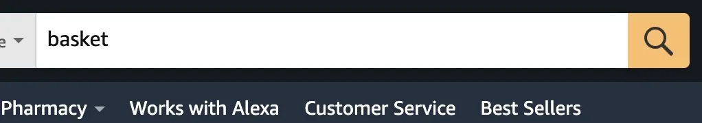 locating amazon warehouse on desktop